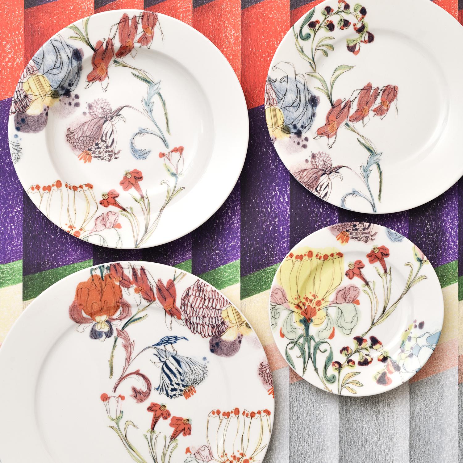floral design plates