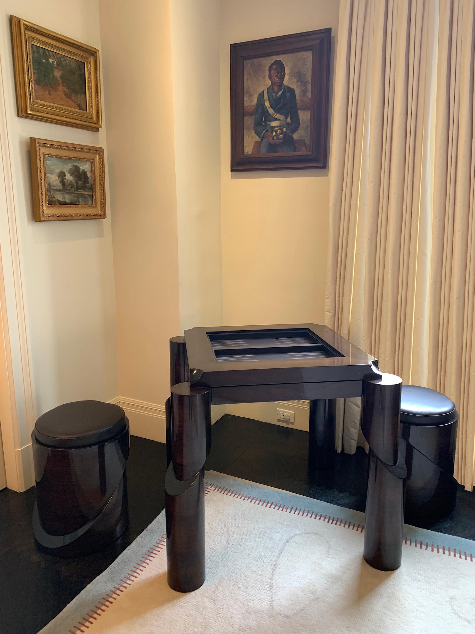 Grandmaster's Chess and Backgammon Table For Sale 2