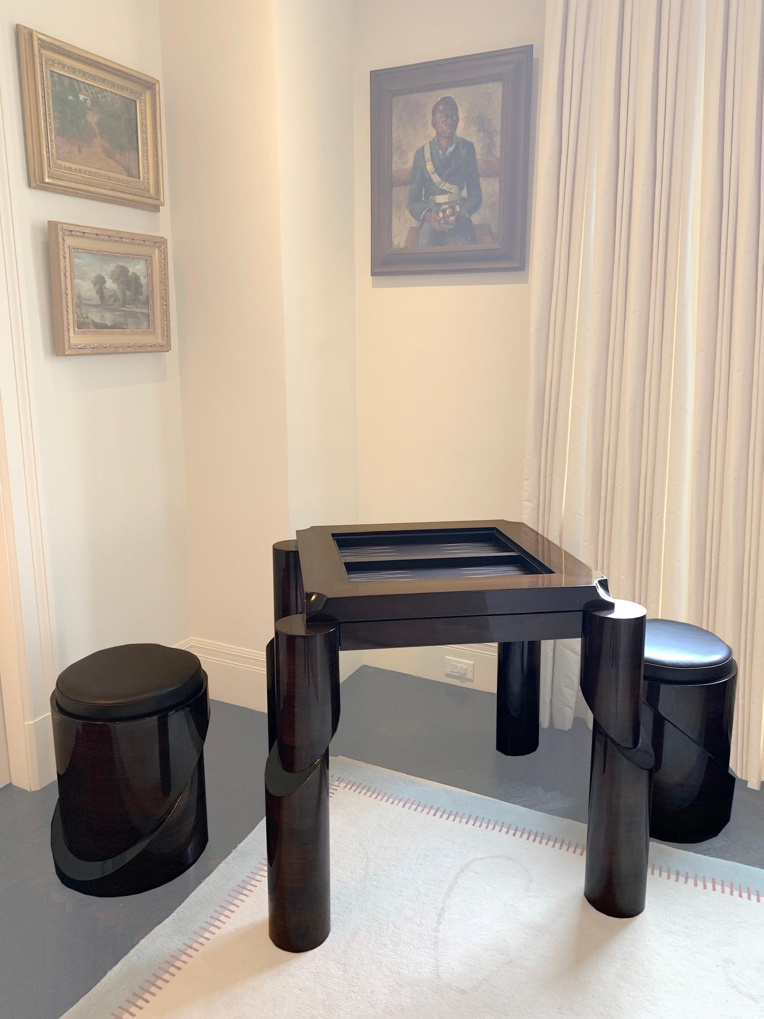 Grandmaster's Chess and Backgammon Table For Sale 4