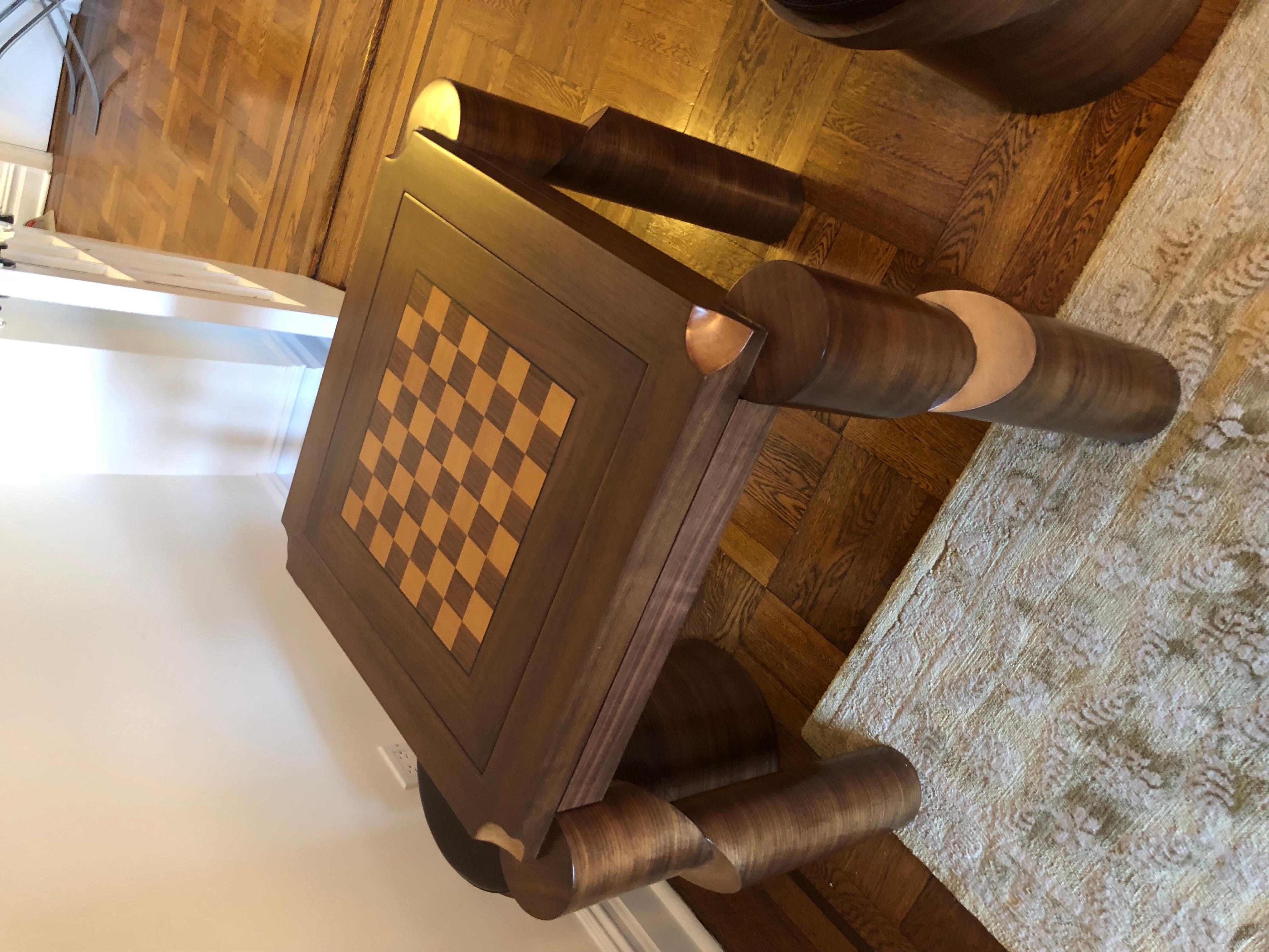 Grandmaster's Chess and Backgammon Table For Sale 8