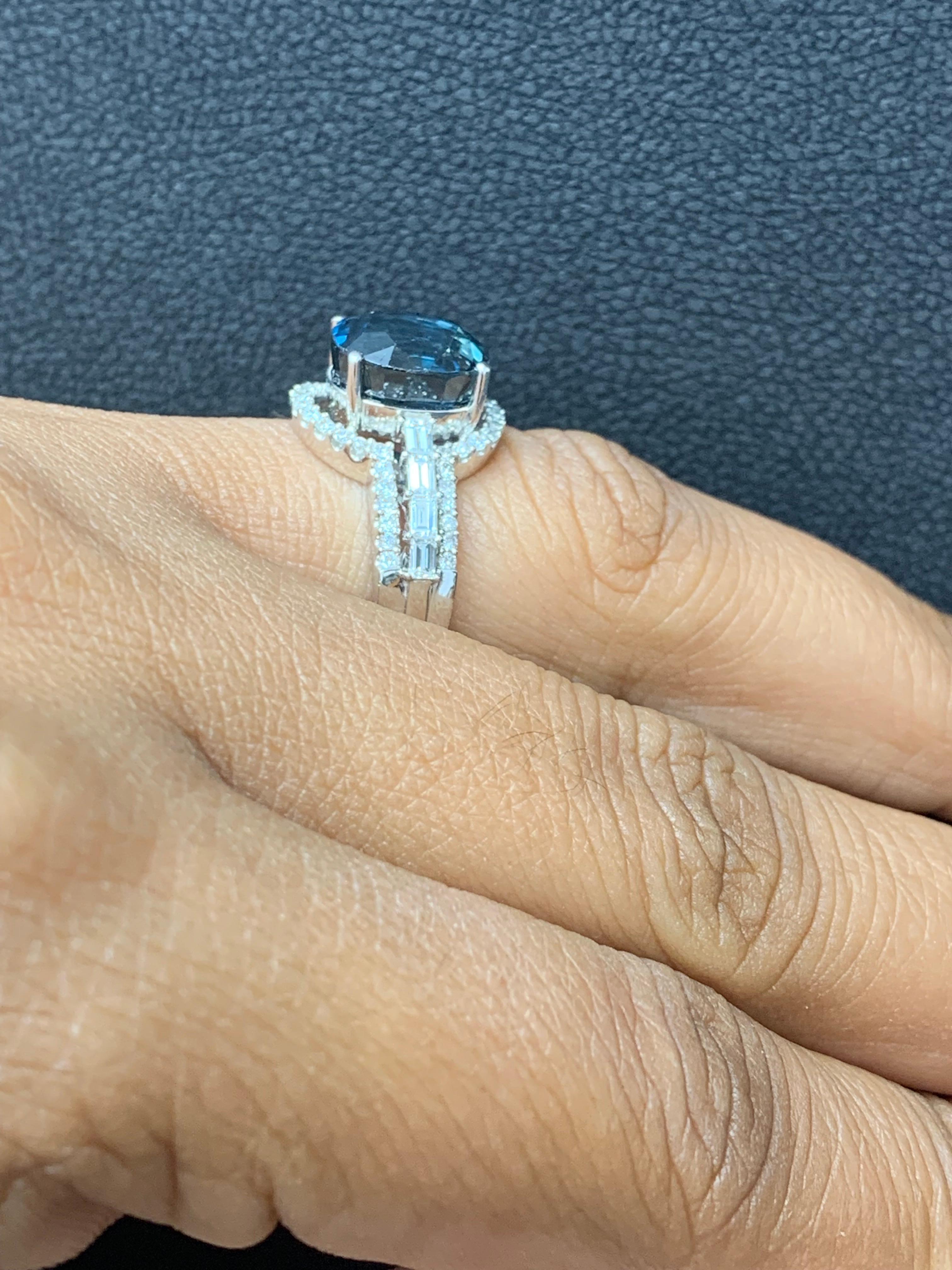 2.75 carat oval diamond ring