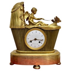 Grandvoinnet In Paris - Bronze Clock From The Empire Period