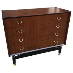 Grange French 4-Drawer Rosewood Dresser