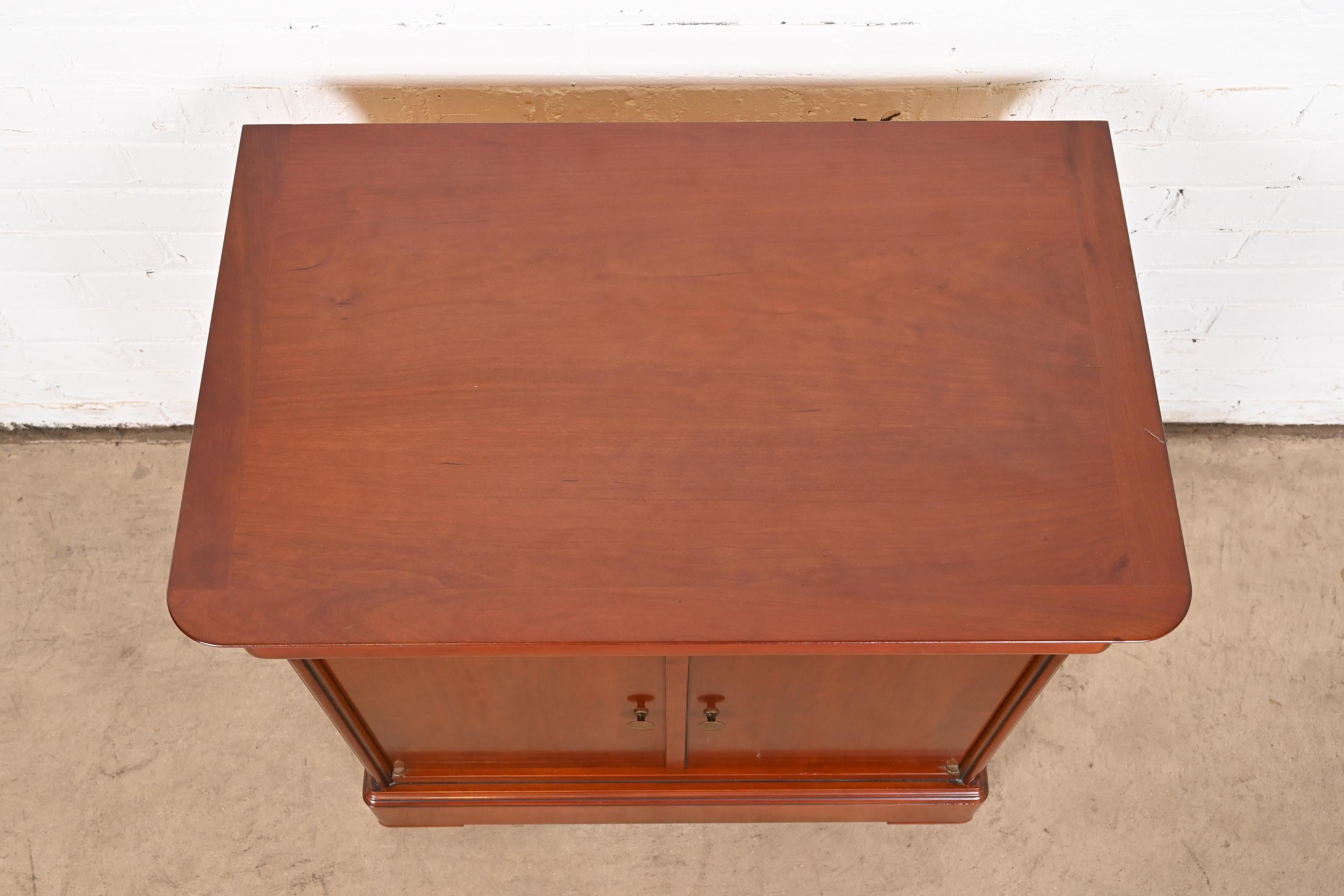 Grange French Louis Philippe Cherry Wood Bedside Chest 3