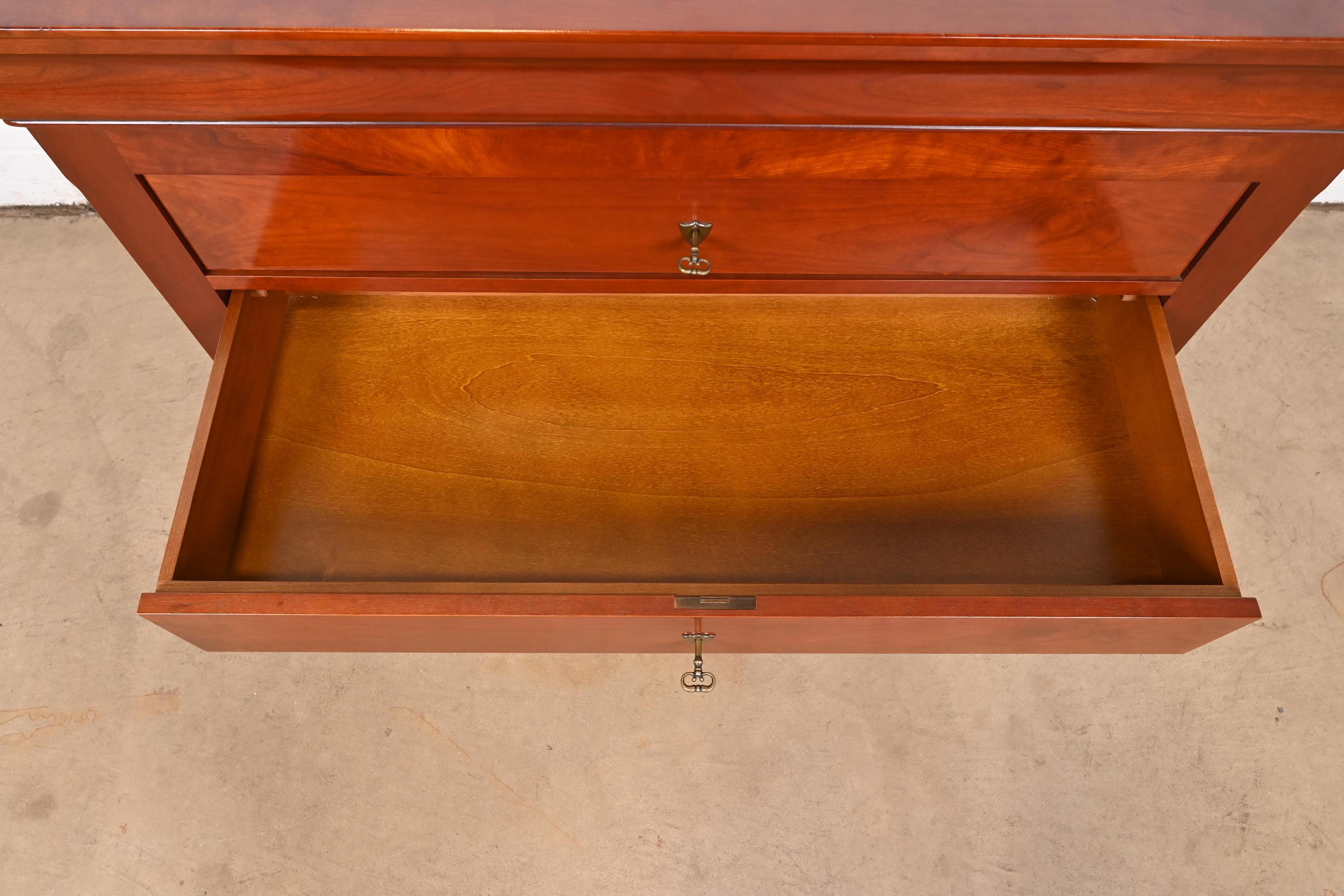 Grange French Louis Philippe Cherry Wood Chest of Drawers 6
