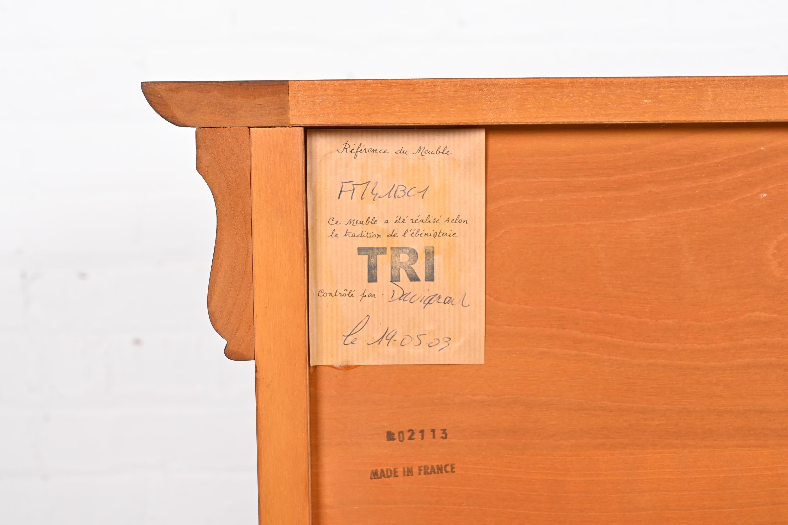 Grange French Louis Philippe Cherry Wood Chest of Drawers 9