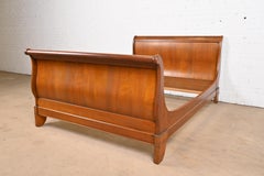 Grange French Louis Philippe Cherry Wood Full Size Sleigh Bed