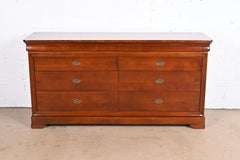 Grange French Louis Philippe Cherry Wood Long Dresser