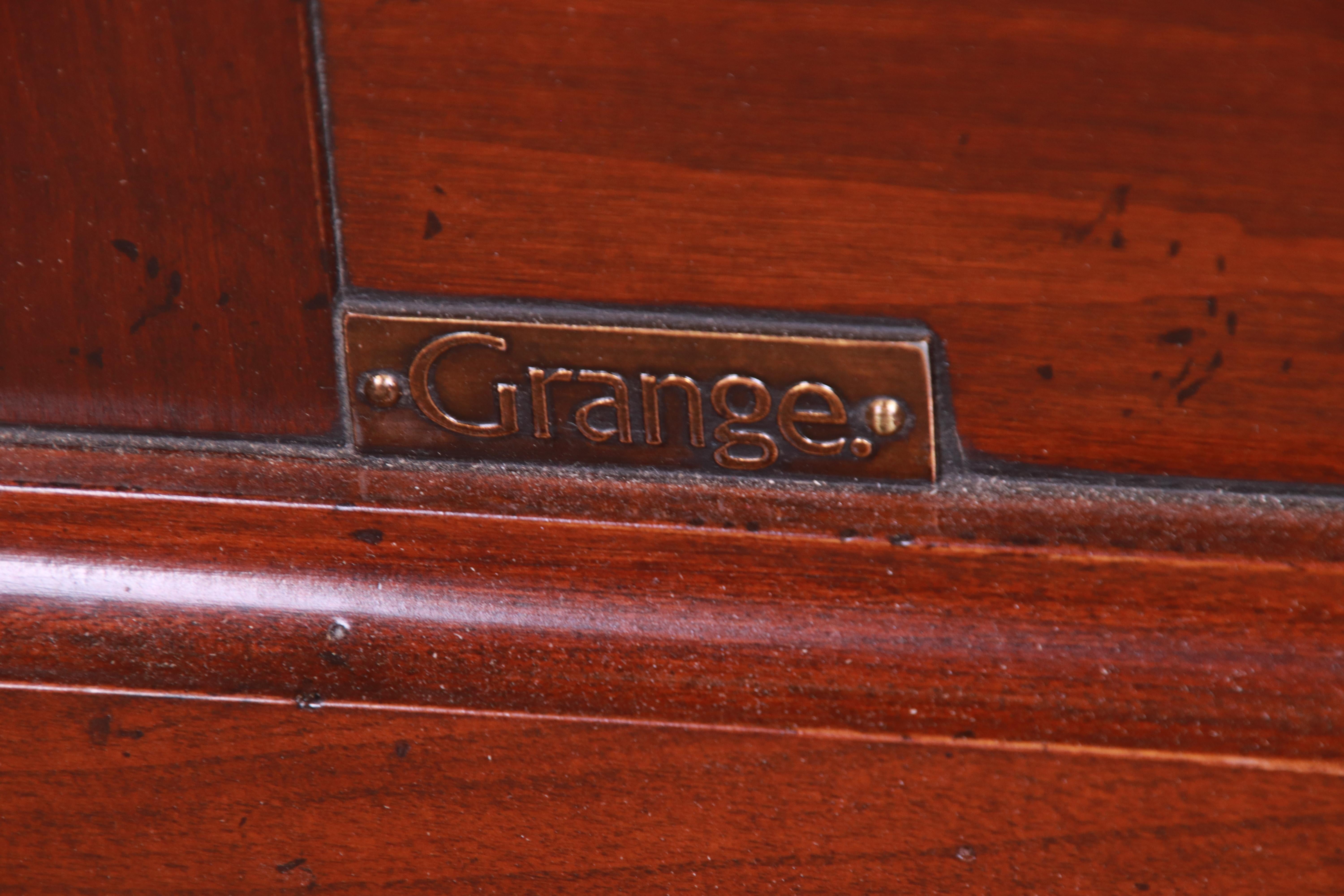 Grange French Provincial Cherry Wood Sideboard Credenza or Bar Cabinet 8