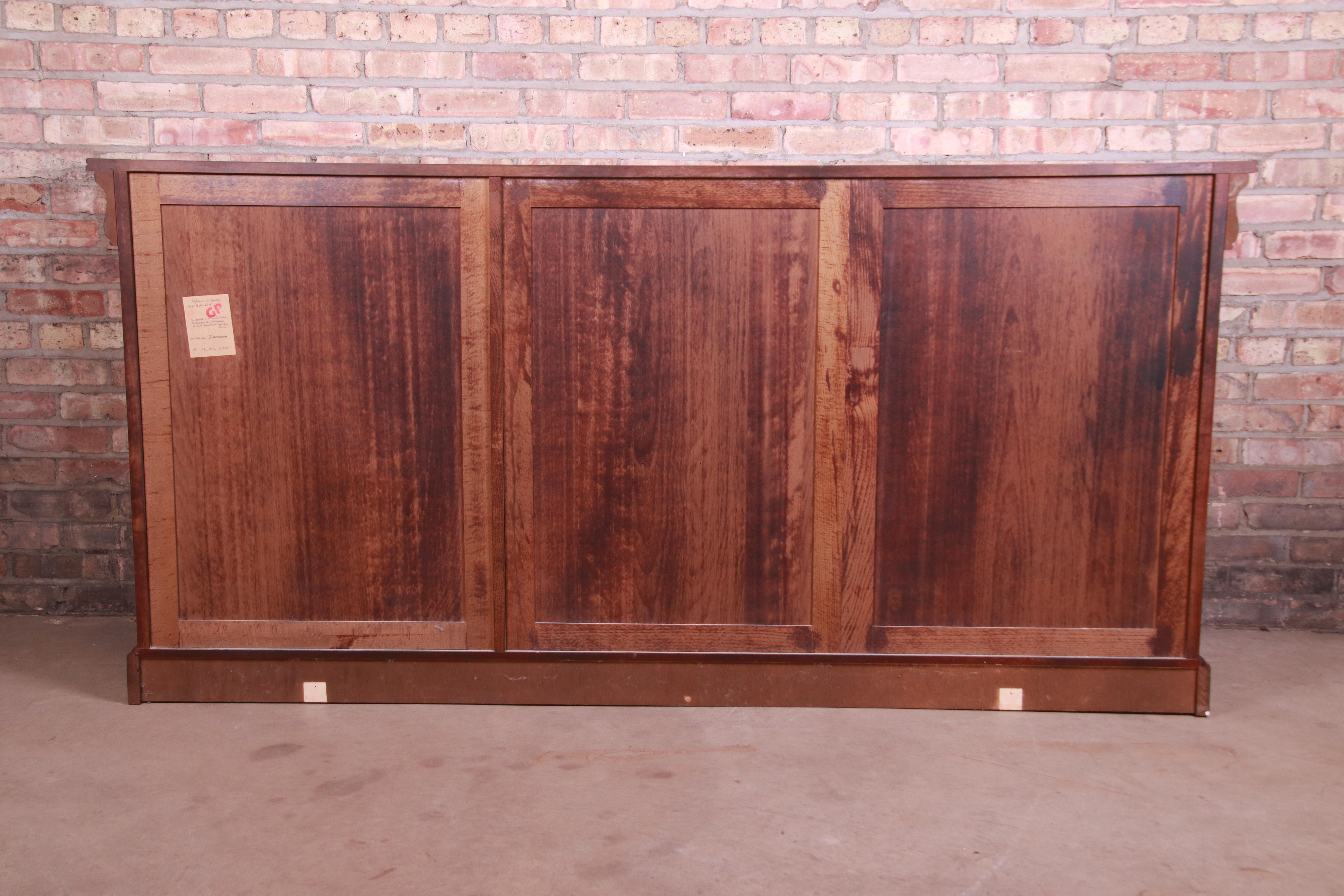 Grange French Provincial Cherry Wood Sideboard Credenza or Bar Cabinet 9