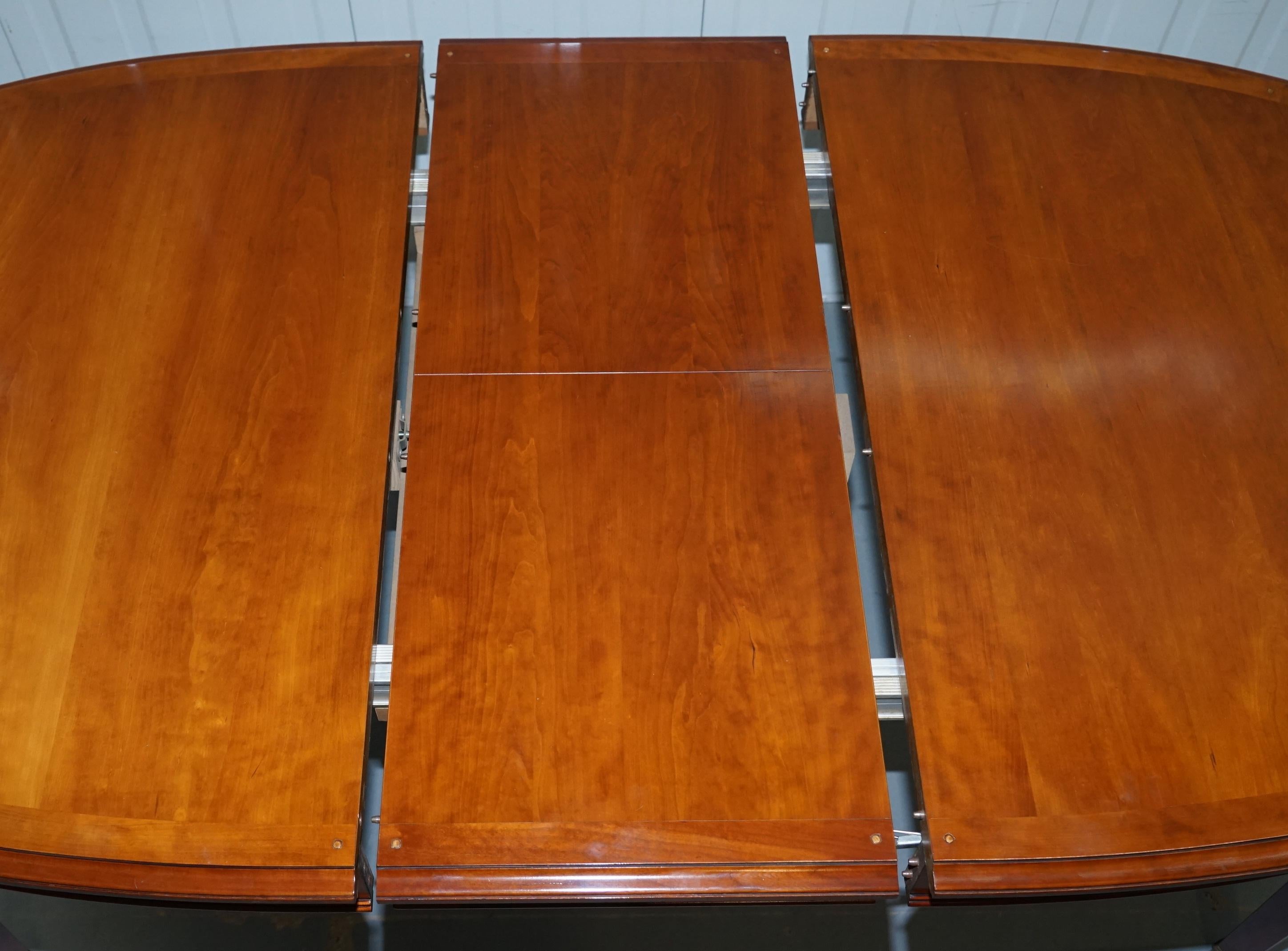 Grange Made in France Cherry Wood Extending Dining Table Seats 6 8 10 12 4