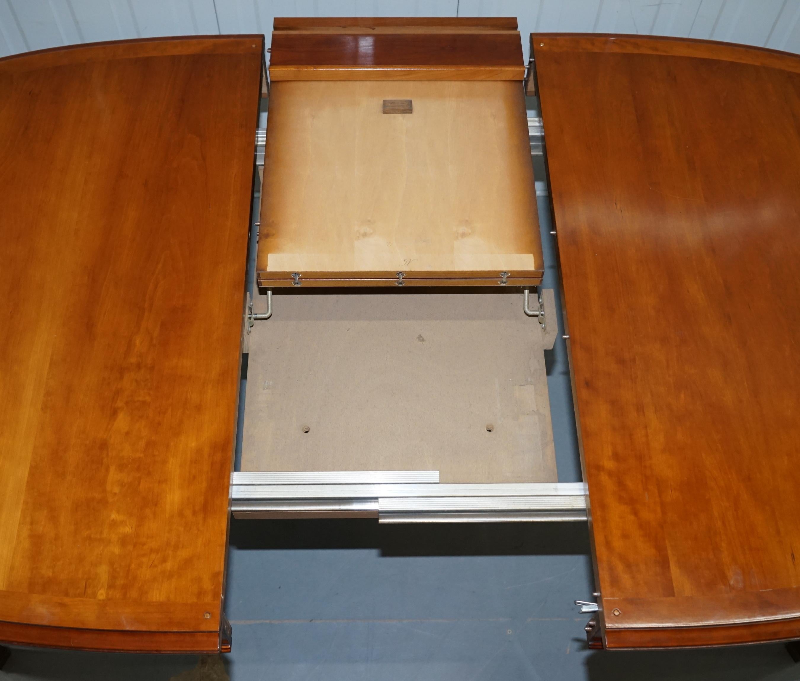 Grange Made in France Cherry Wood Extending Dining Table Seats 6 8 10 12 5