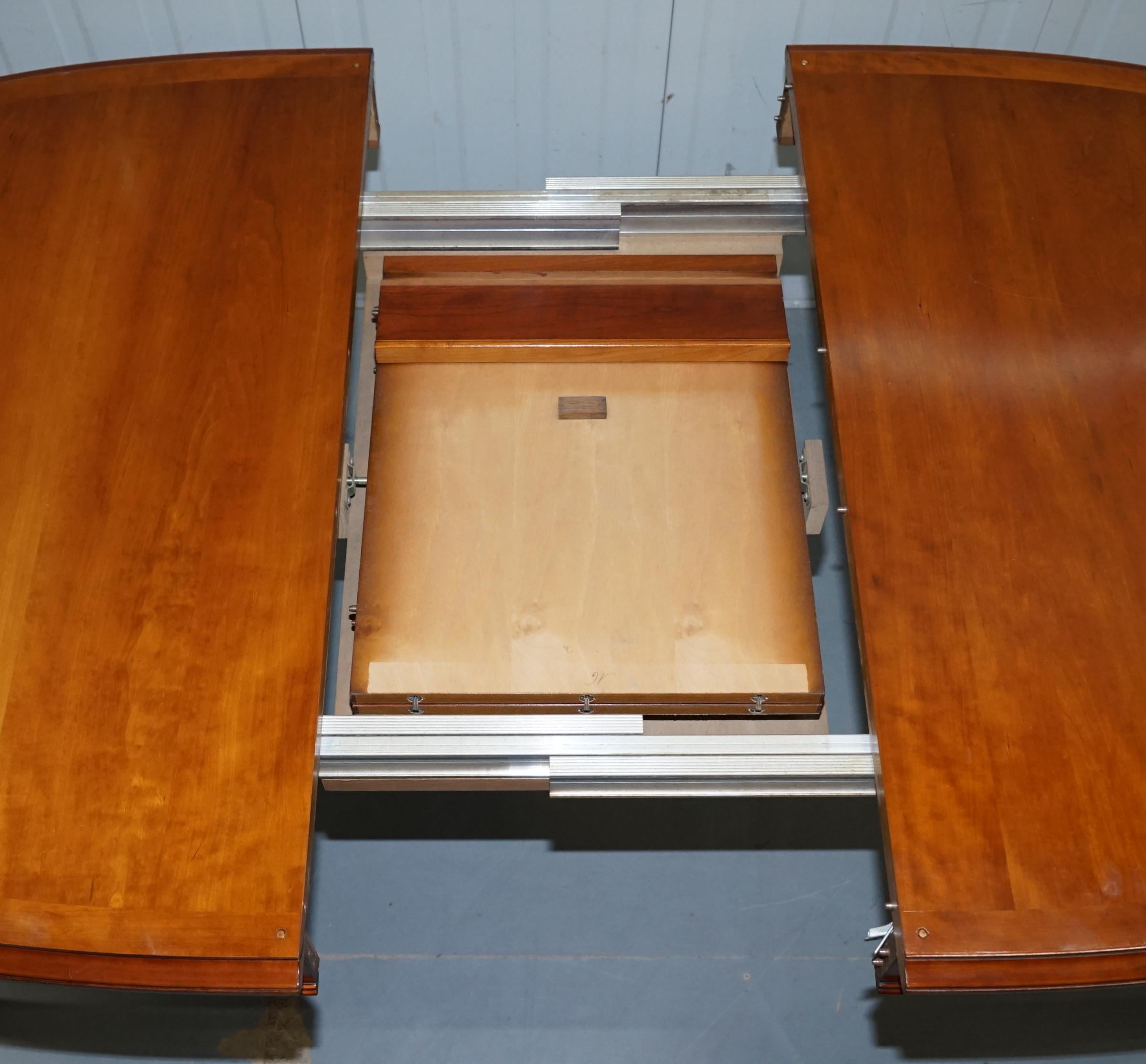 Grange Made in France Cherry Wood Extending Dining Table Seats 6 8 10 12 6