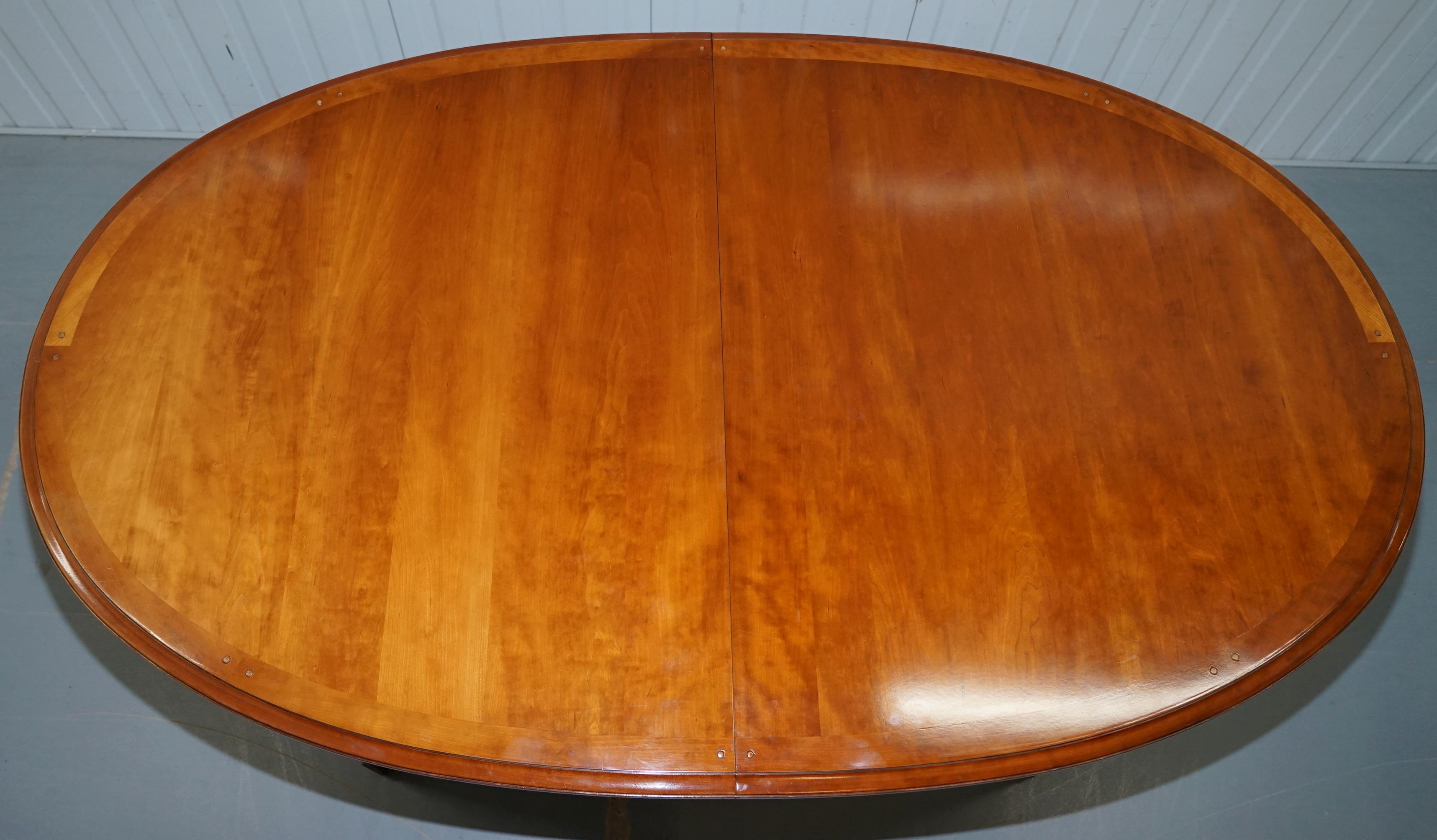 Grange Made in France Cherry Wood Extending Dining Table Seats 6 8 10 12 7