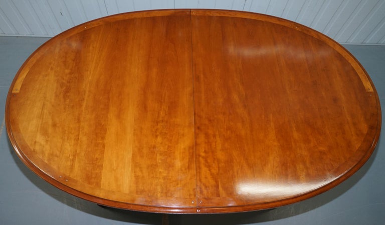 Grange Made in France Cherry Wood Extending Dining Table