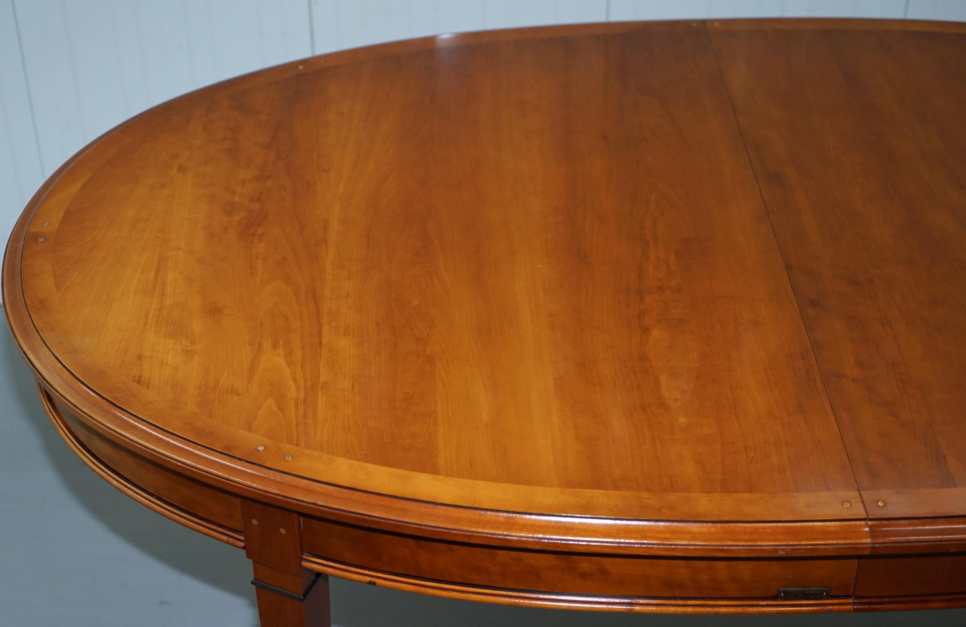 Grange Made in France Cherry Wood Extending Dining Table Seats 6 8 10 12 9