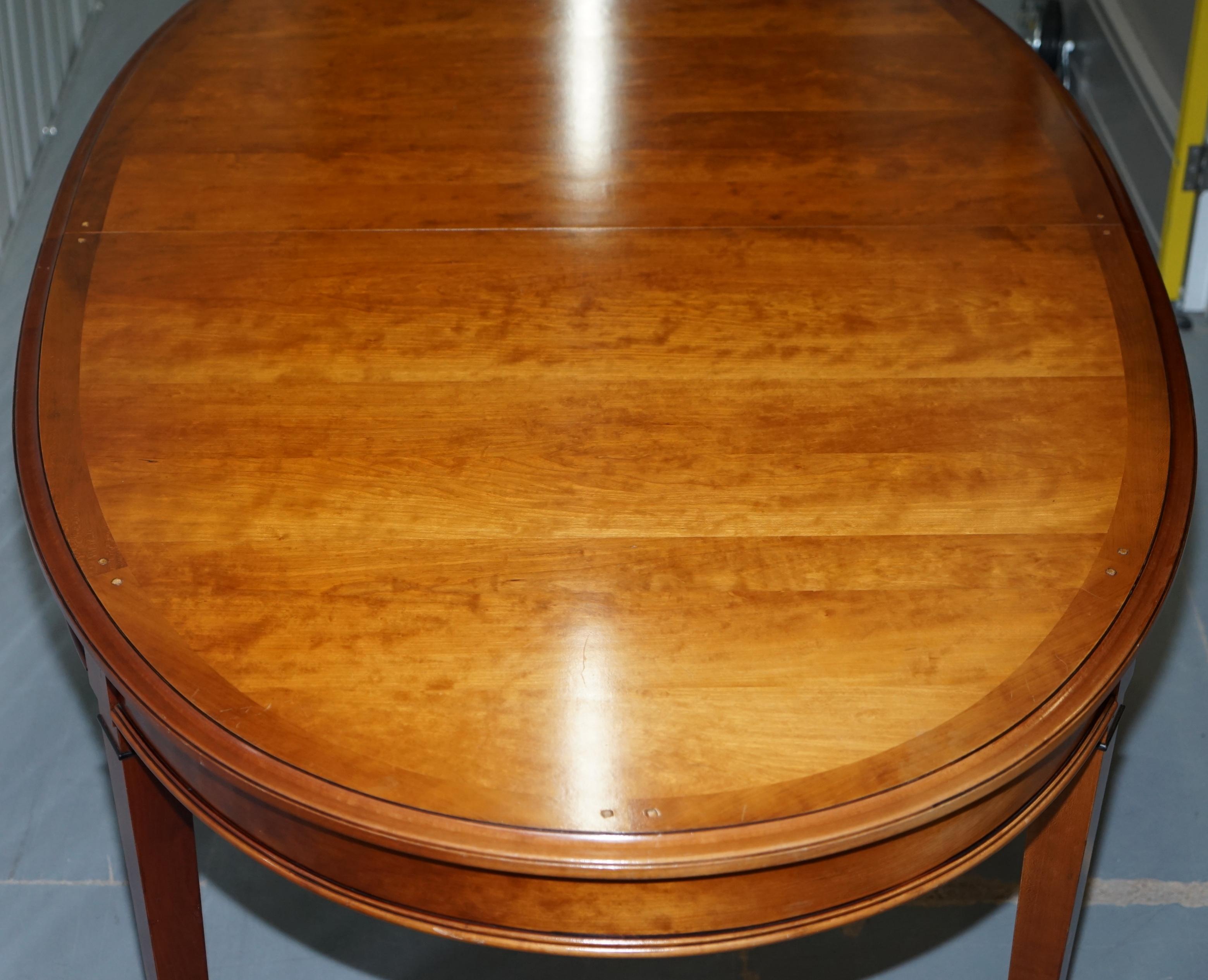 Grange Made in France Cherry Wood Extending Dining Table Seats 6 8 10 12 10