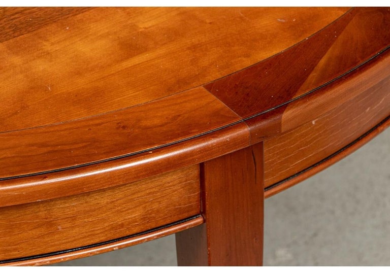 Grange Oval Banded And Inlaid Dining Table For Sale at 1stDibs