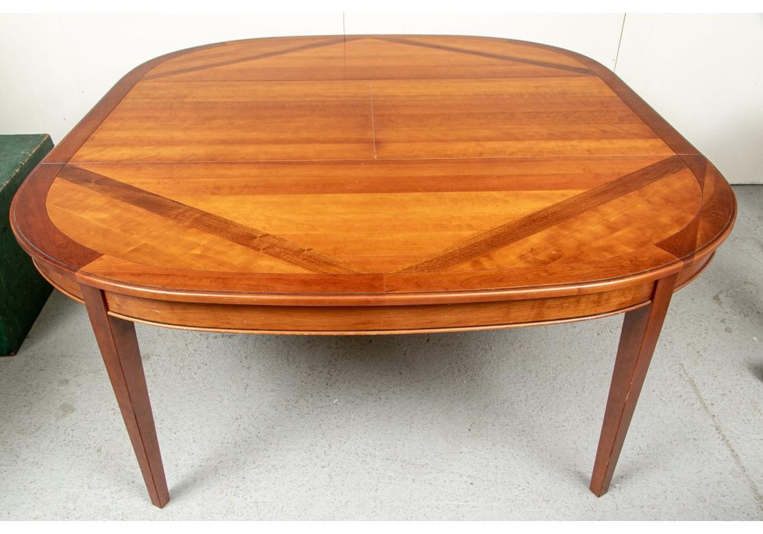 Inlay Grange Oval Banded And Inlaid Dining Table