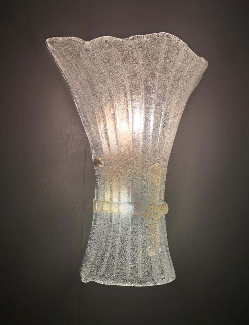 Lámpara con arco Graniglia Cristal de Murano en venta