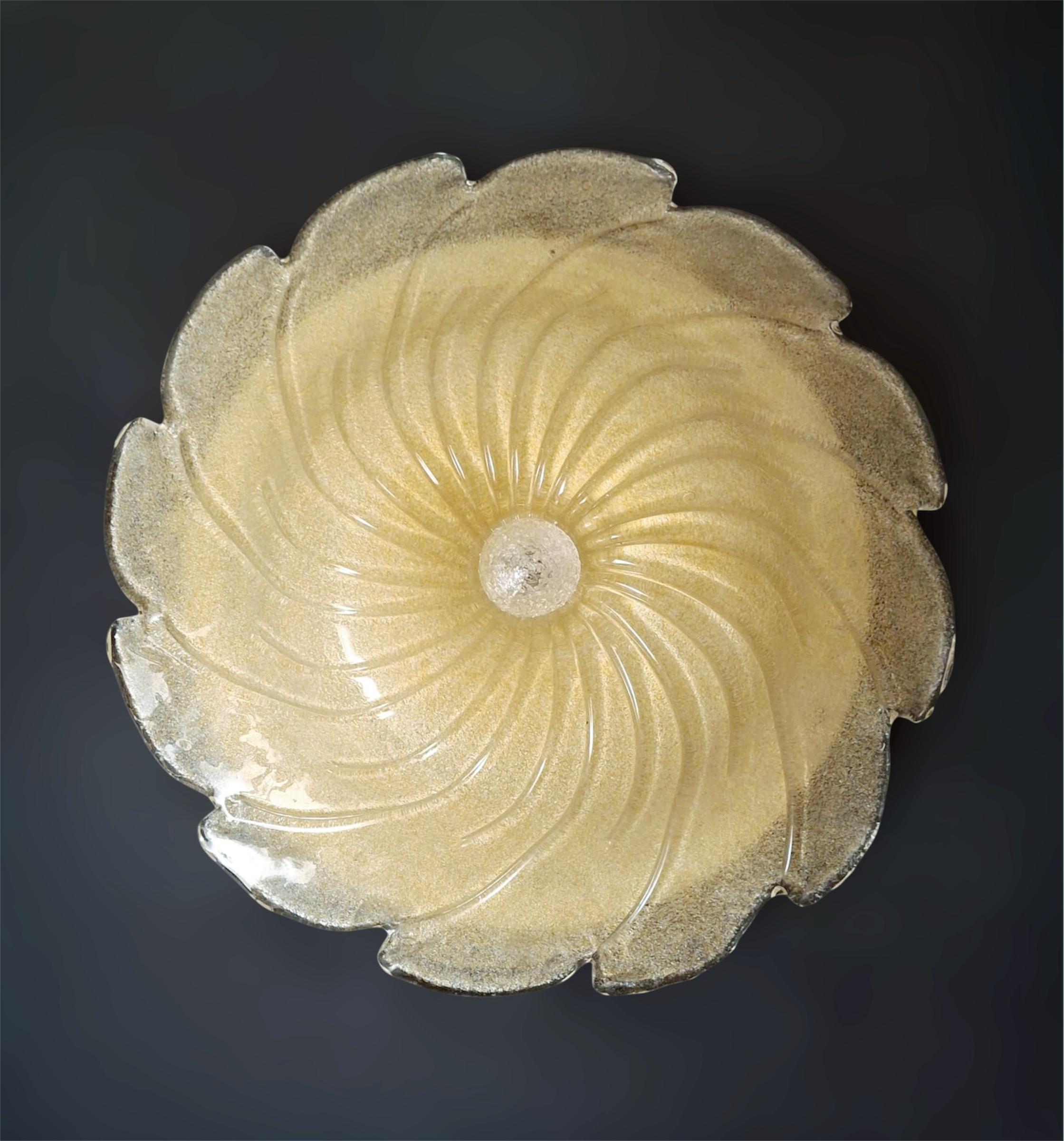 Italian Graniglia Flush Mount For Sale