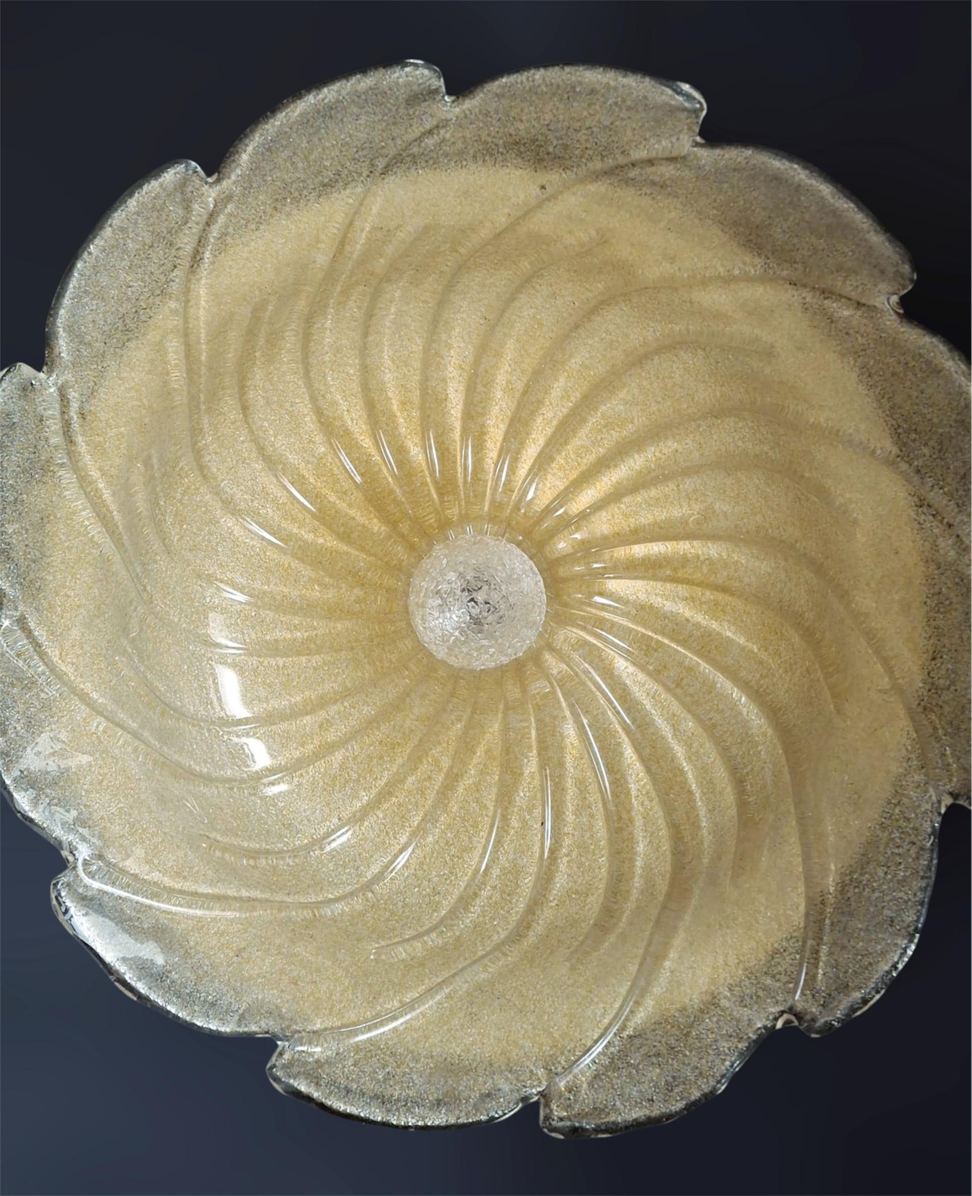20th Century Graniglia Flush Mount For Sale