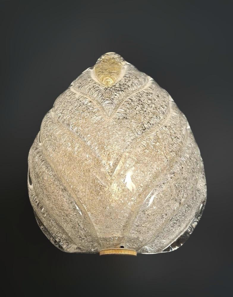 Italian Graniglia Leaf Sconce For Sale