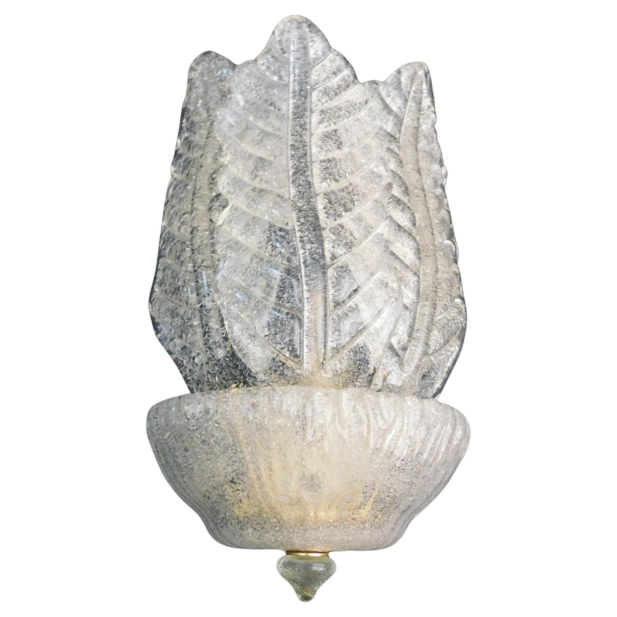 Graniglia Leaves Sconces, 3 Available