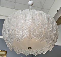 “Graniglia” Murano Glass Leaf Chandelier