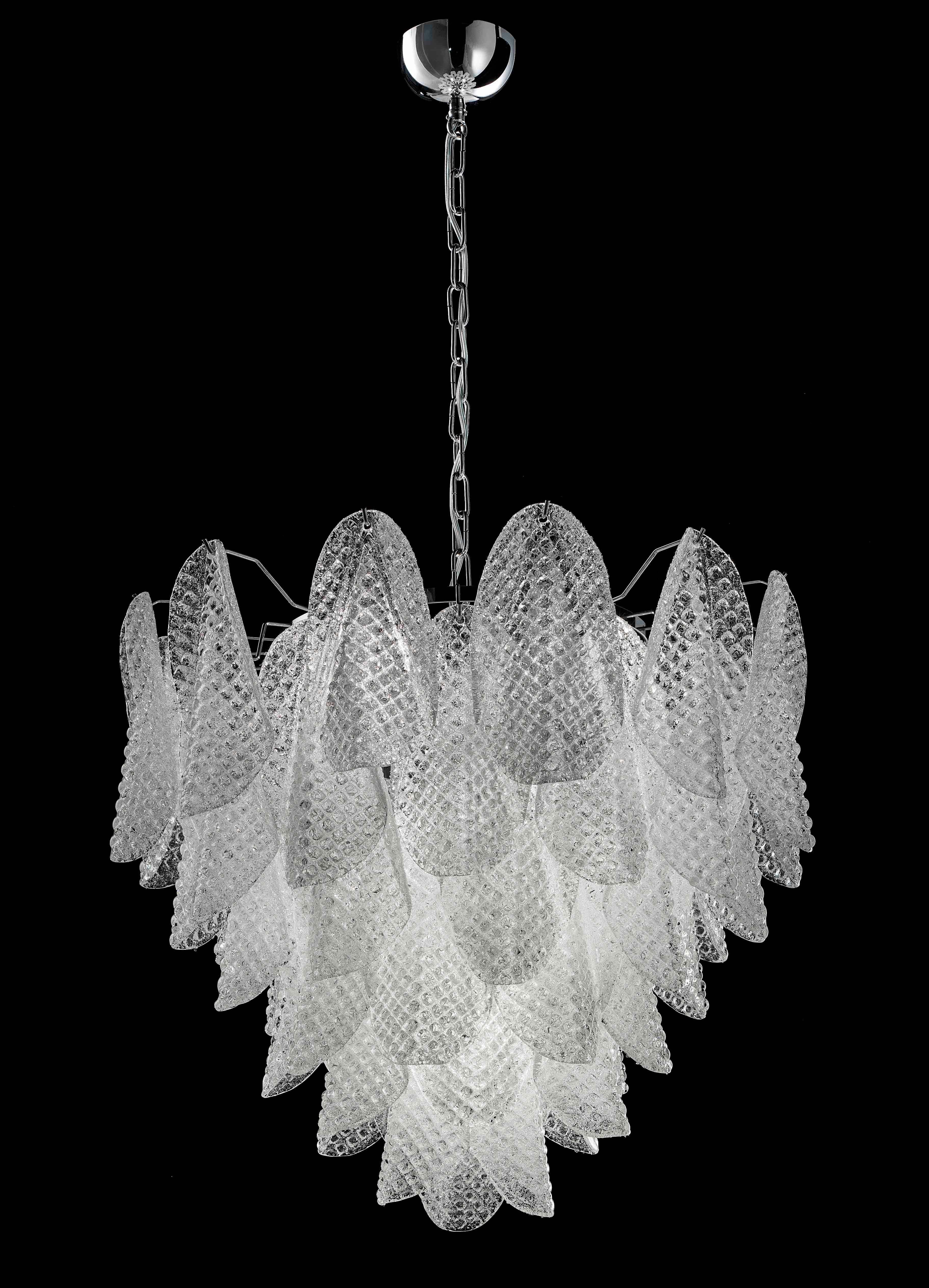 Mid-Century moderno Lampadario Graniglia Rondine di Fabio Ltd in vendita