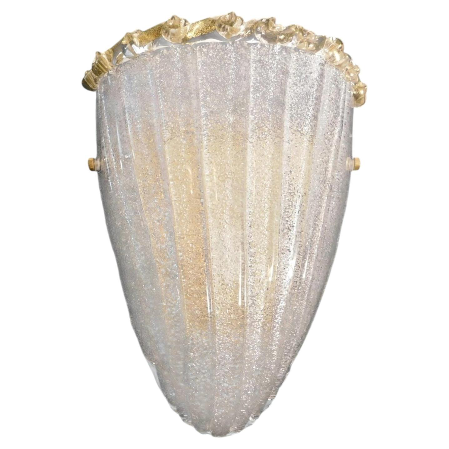 Graniglia Shield Sconce, 3 Available For Sale