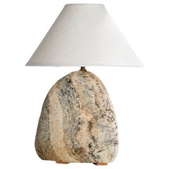 Granitdesign, Table Lamp, Stone, Sweden, 1980s