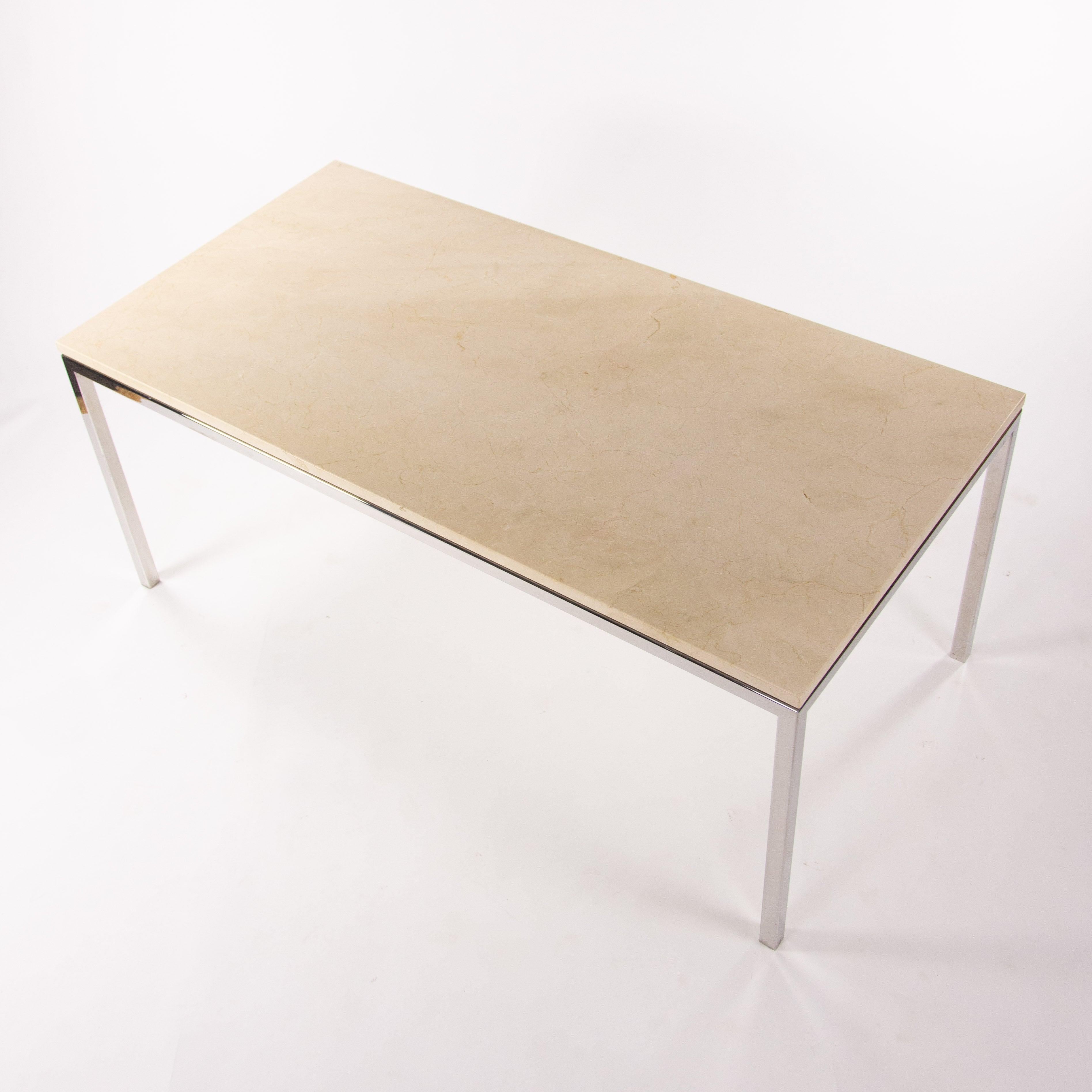 Table de conférence de salle à manger de 6 x 3 pieds beige avec base du projet SOM en vente 5