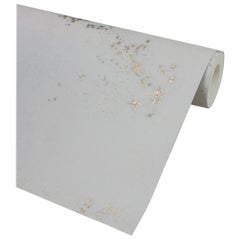 Papel pintado dorado y granito, mural no repetitivo, hecho a mano en el Reino Unido