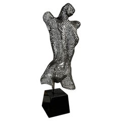 Granite base Figurative Sculpture made of Nuts