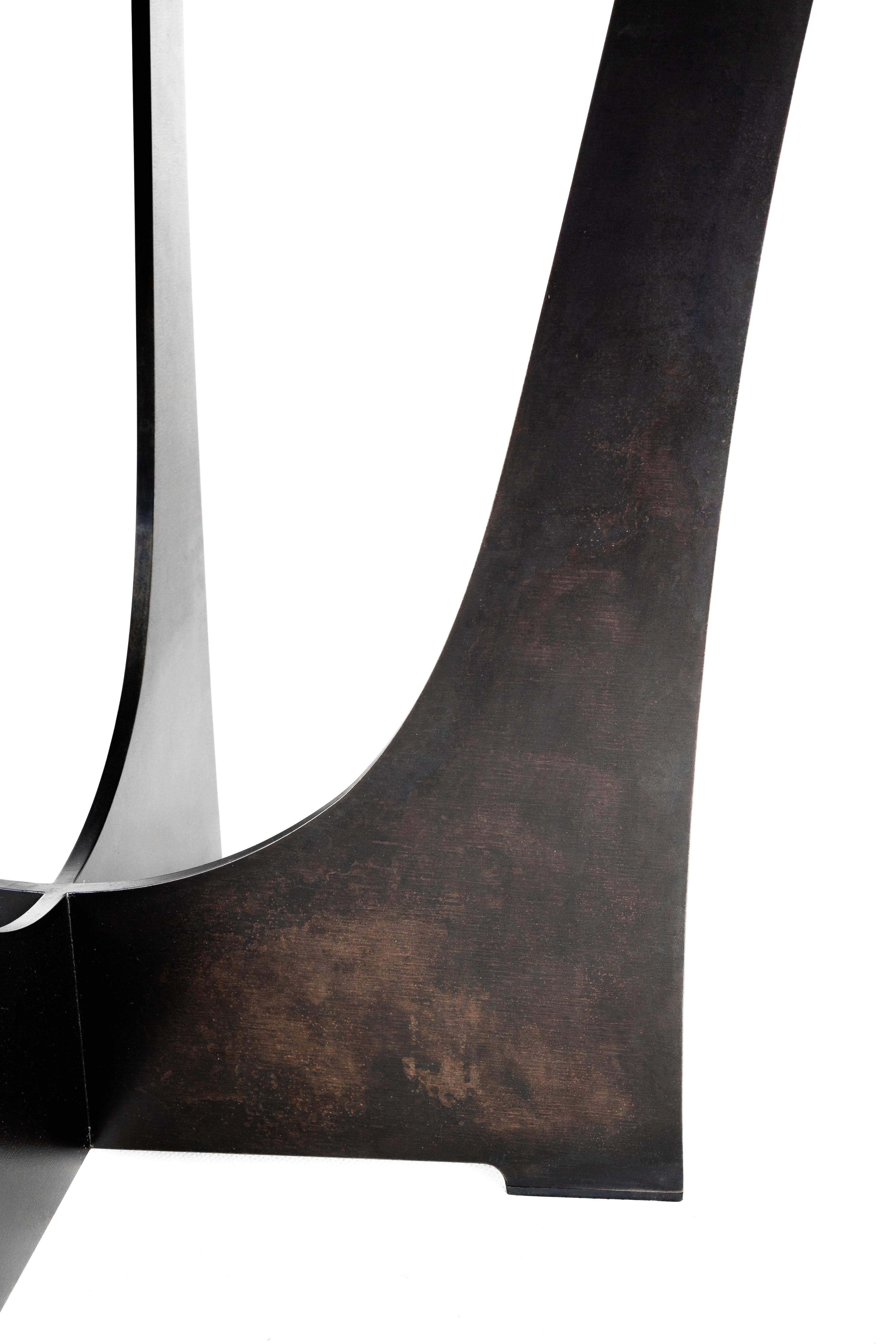 the top of a circular table