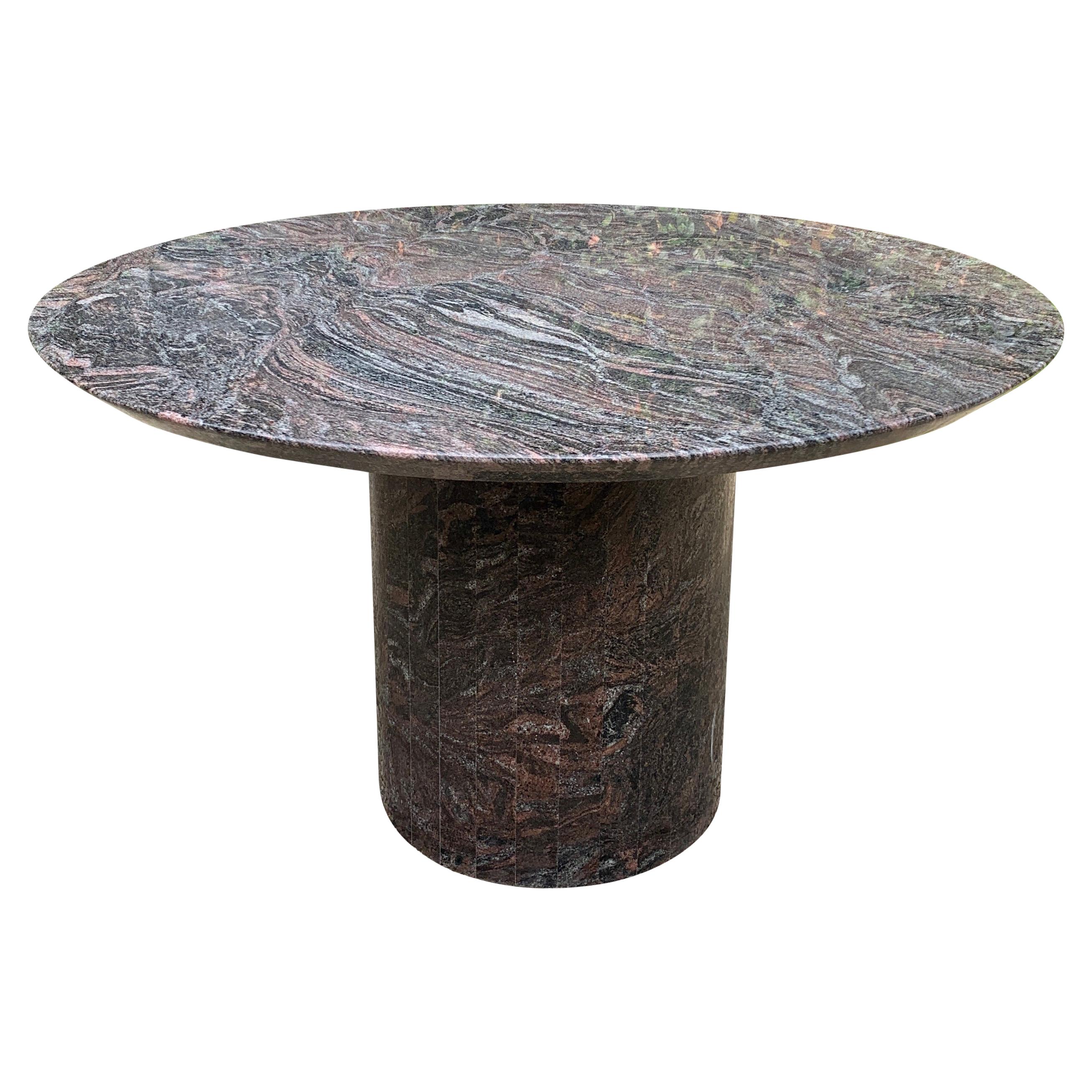 Knife Edge Granite Dining or Center Table by Darren Ransdell Design For Sale