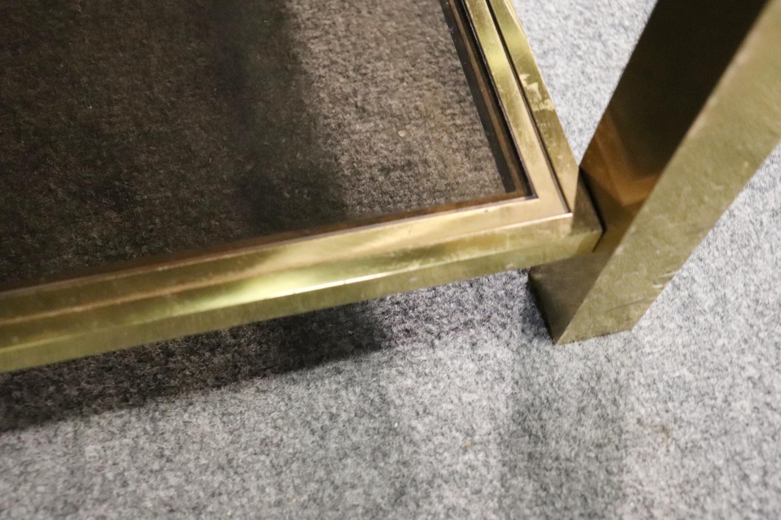 Table basse à 2 niveaux avec plateau en granit en vente 2