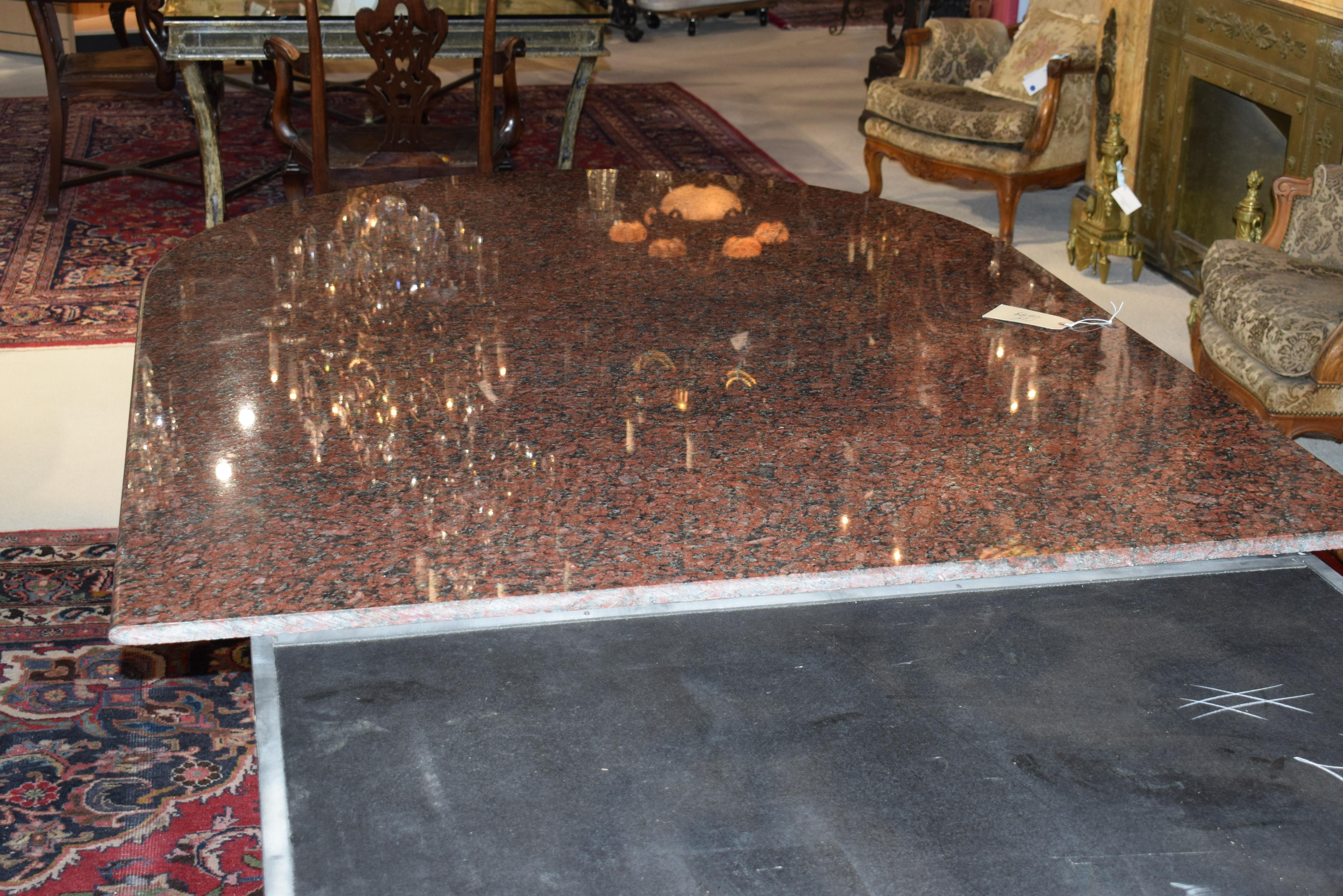 Table de confrence  plateau en granit en vente 3
