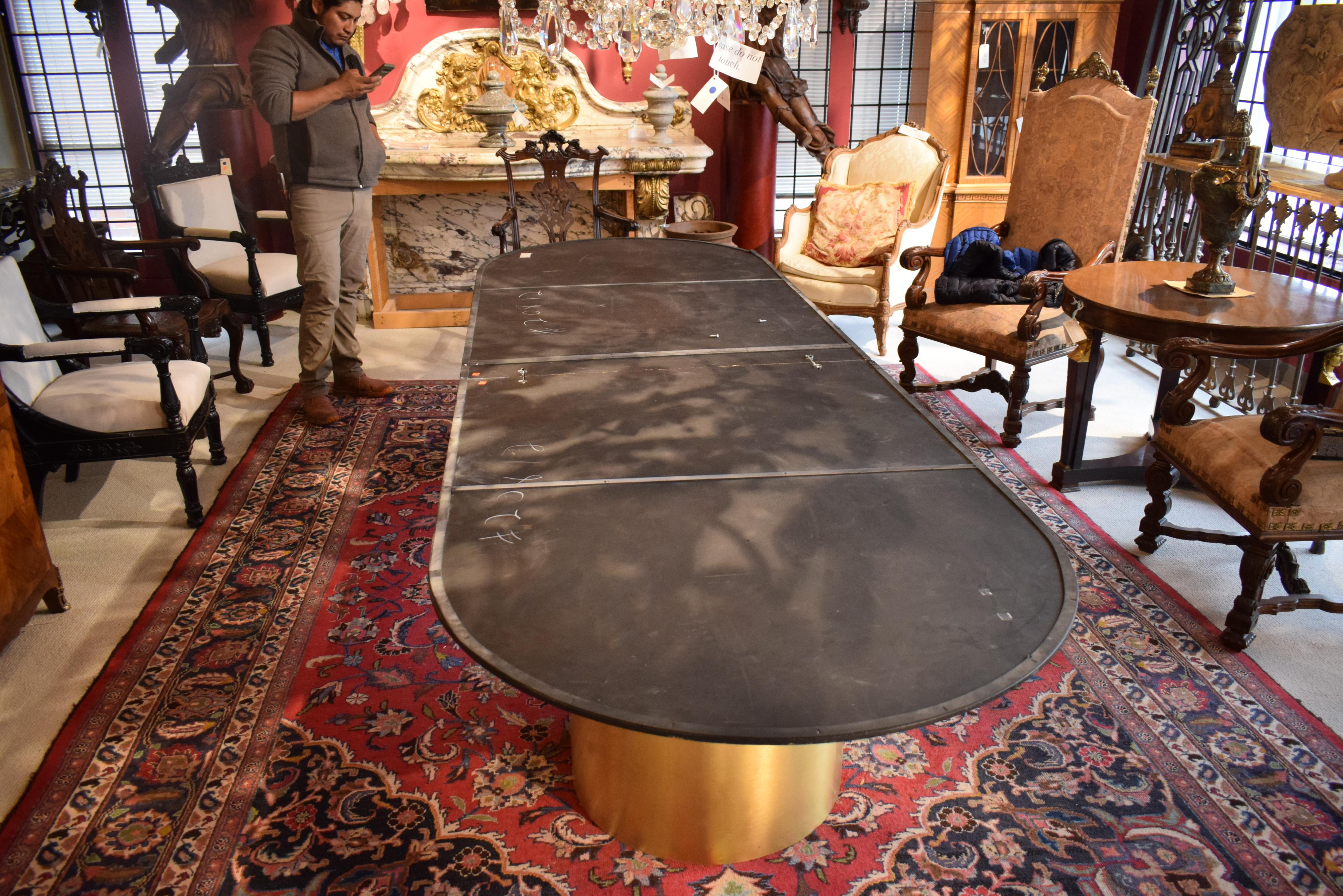Granite Top Conference Table For Sale 2