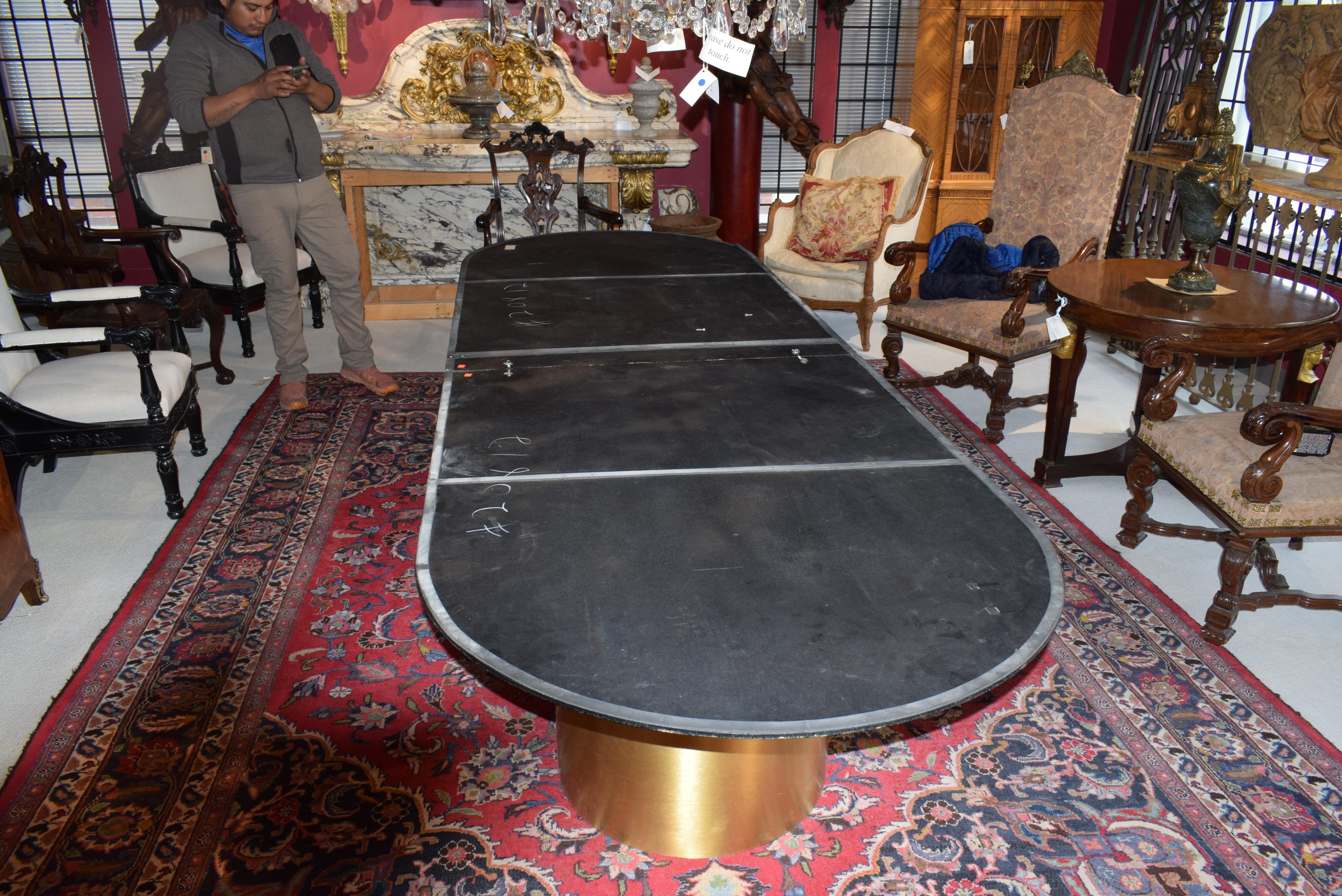 Table de confrence  plateau en granit en vente 5