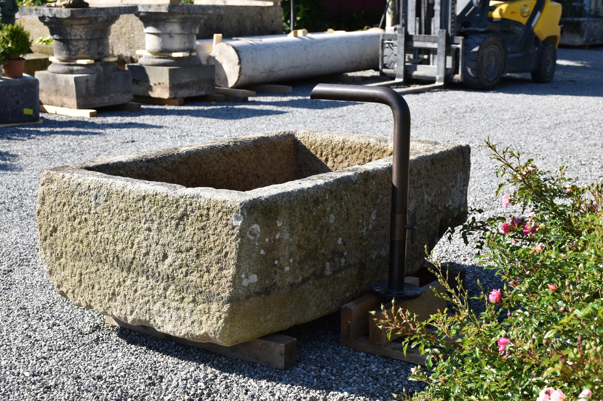 French Granite Trough, France, 18th-19th Century For Sale