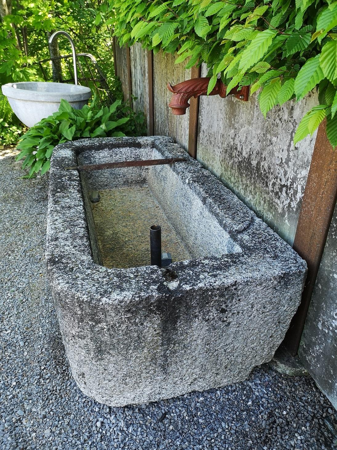 18th Century and Earlier Granite Well, Gotthard Switzerland For Sale