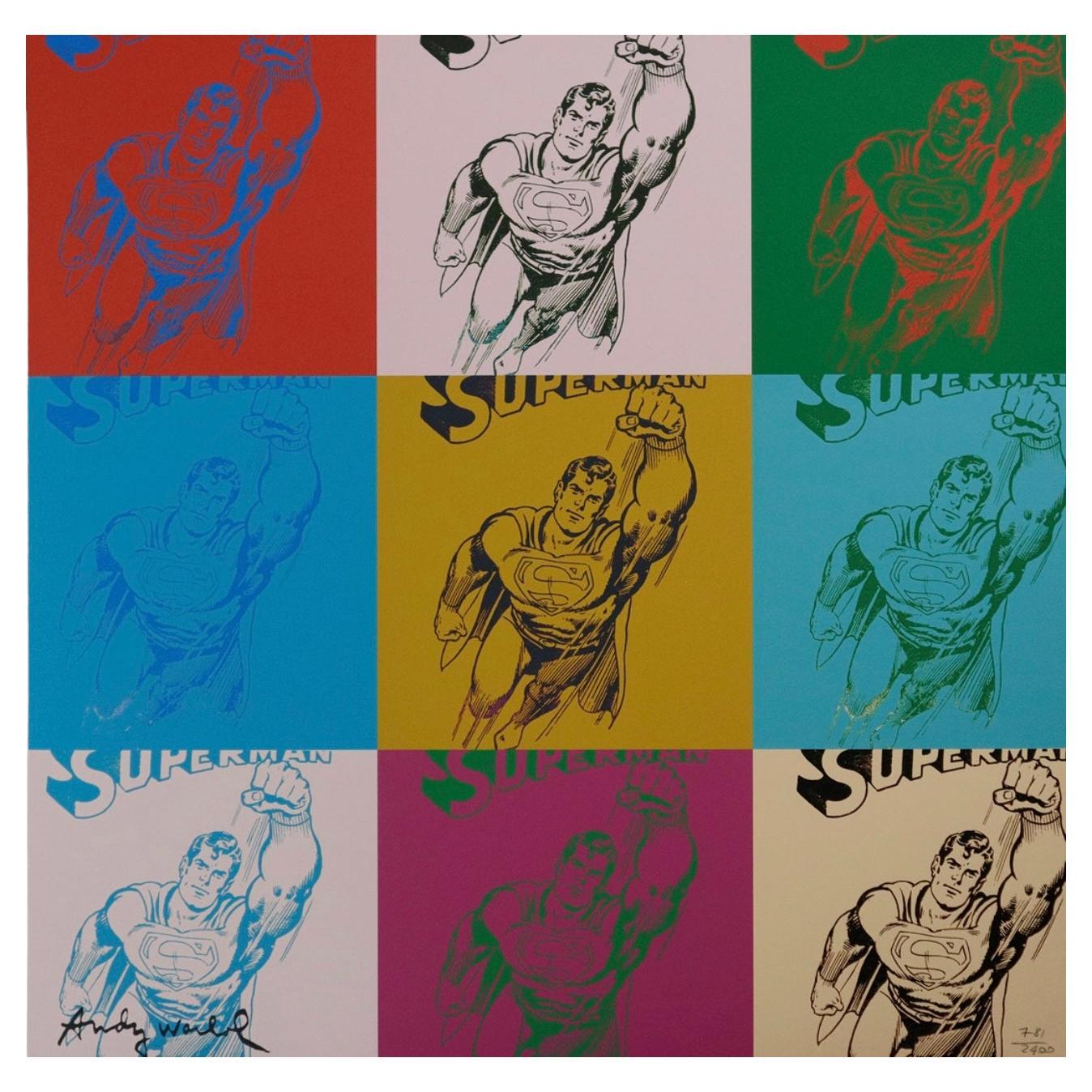 Granolitografia "Superman" Andy Warhol After - Museo d'Arte Carnegie