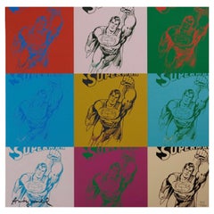Granolitografia "Superman" Andy Warhol After - Museo d'Arte Carnegie