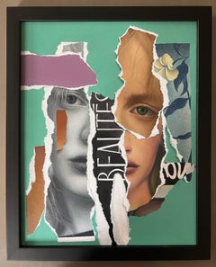 "Remix'D-2 (Menta)" Pintura al óleo