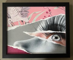 "Remix'D-3 (Rosa)" Pintura al óleo