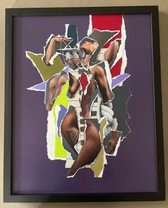 "Remix'D-5 (Refresco de uva)" Pintura al óleo