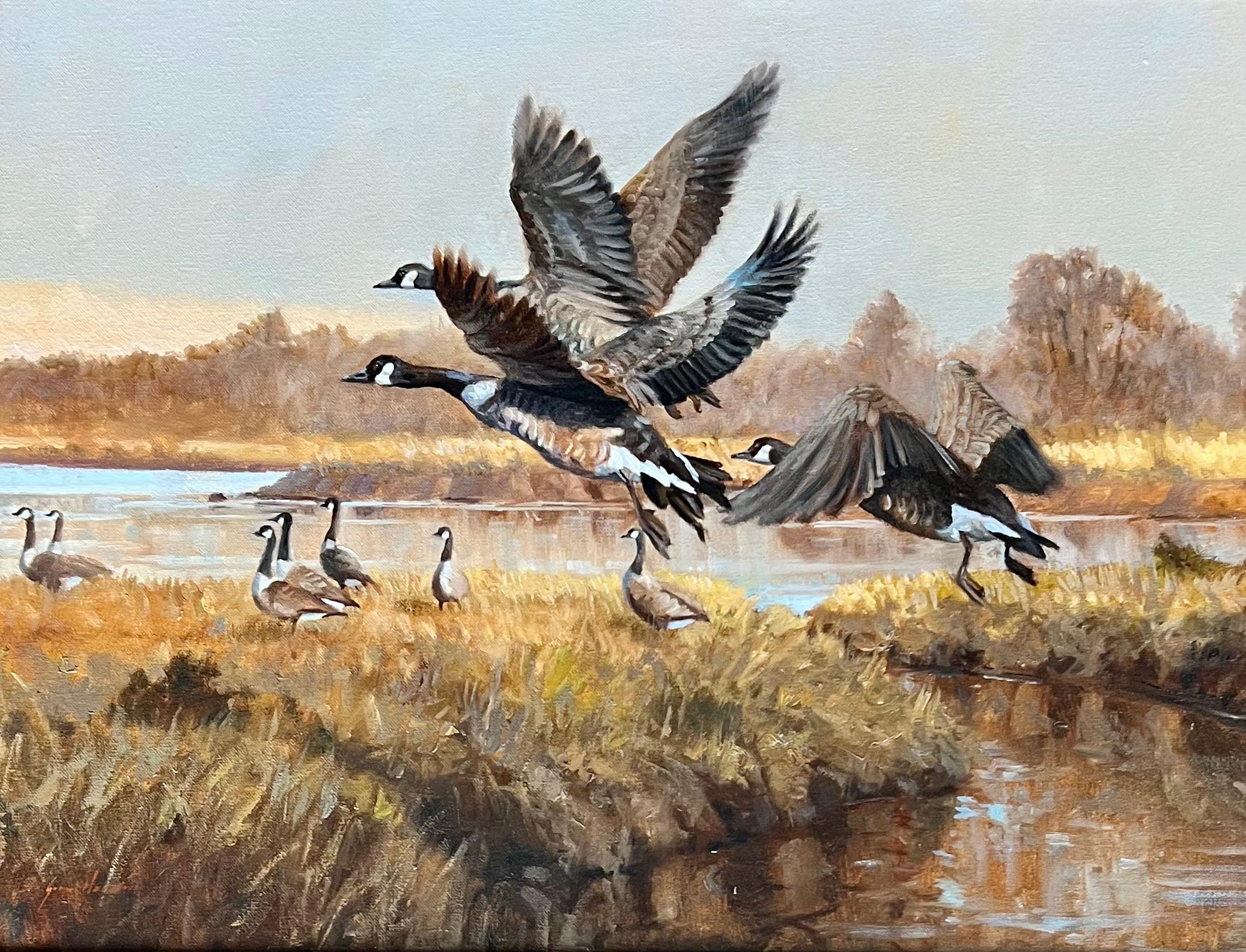 Rhythm of Wings - Painting by Grant Hacking