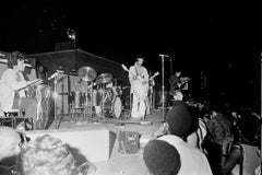 Jimi Hendrix and the Experience on Stage Fine Art Print